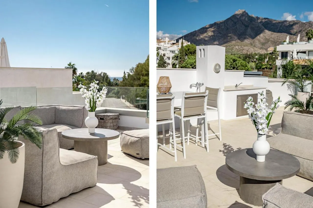 Luxury 3 Bedroom Townhouse On Marbellas Golden Mile With Walking Distance Puerto Banus