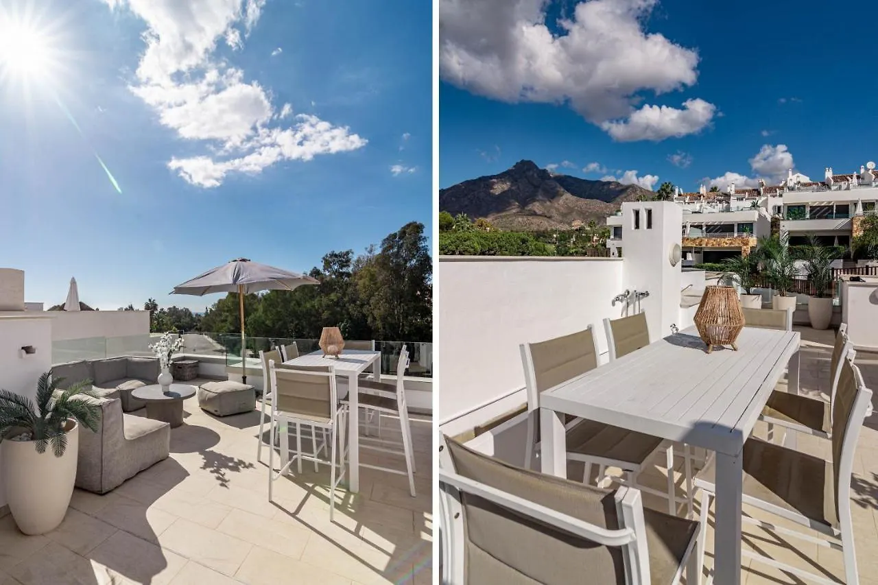 Luxury 3 Bedroom Townhouse On Marbellas Golden Mile With Walking Distance Puerto Banus Marbella